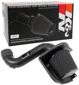 GMC Sierra 3500 Performance Air Intake - K&N Engineering - Blackhawk - Black - `07-`10